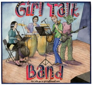 Girl Talk Band CD Cover Poster