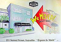 Frank Howard Allen  Moving Card 